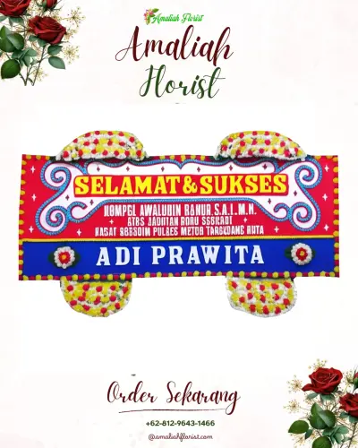 Karangan Bunga Ucapan Selamat rappocini