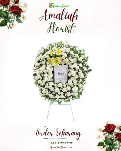 Krans Bunga Duka Cita rappocini